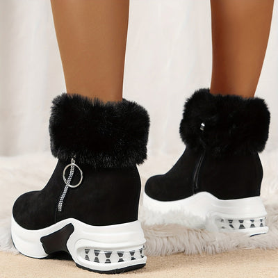 U-warm | Comfortable Boots With Side Zipper