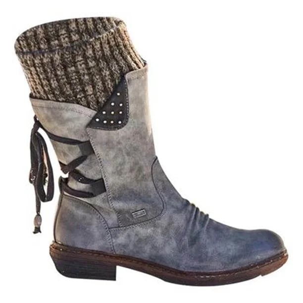 PREMIUM waterproof boots with zipper up to the middle of the calf