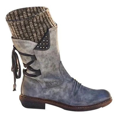 PREMIUM waterproof boots with zipper up to the middle of the calf