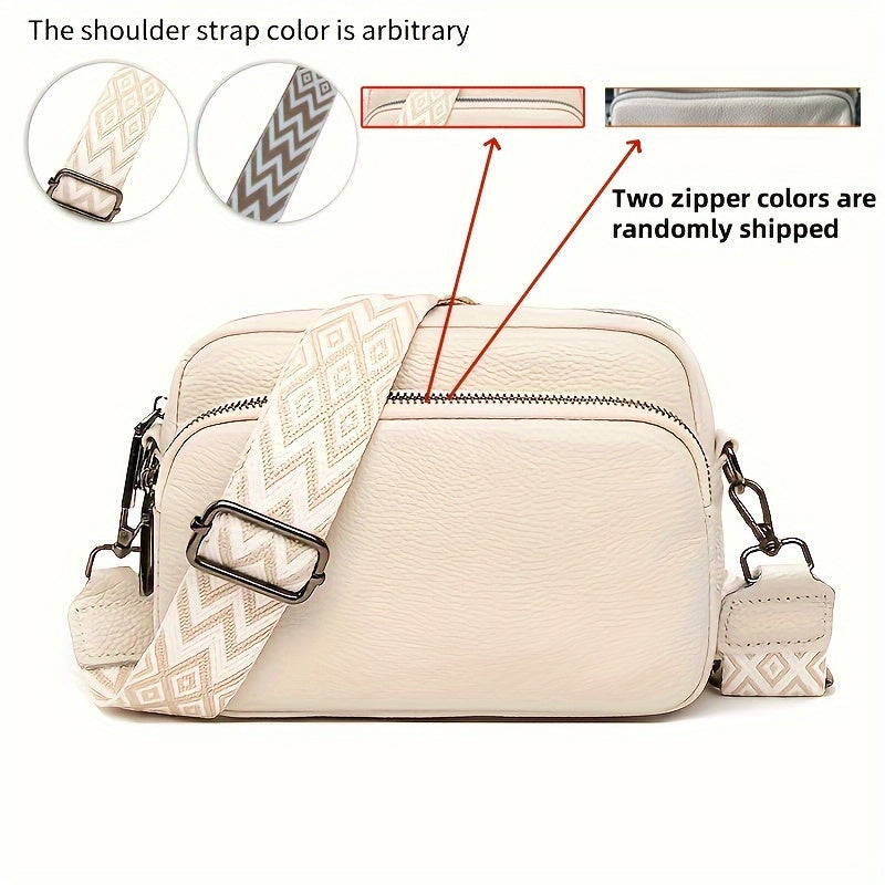 Octávia™ | Classic Leather Zipper Bag