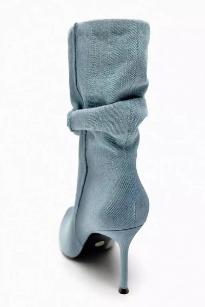 Norina | Elyce Denim High Heel Boots For Women
