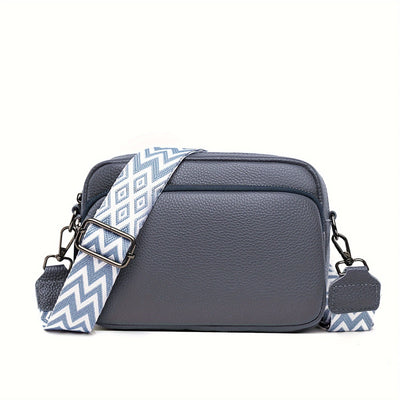 Octávia™ | Classic Leather Zipper Bag