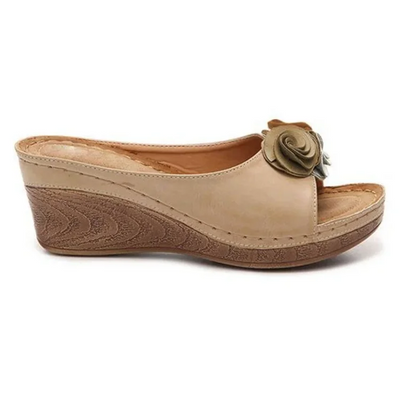LIDIA - Comfortable leather orthopedic women's sandals